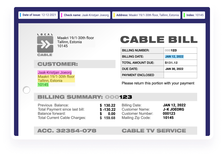 Cable Bill